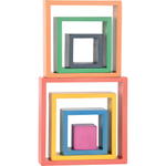 Regenbogen Architekt Stapelblöcke, Quadrate - 354081 b 20
