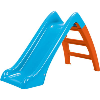 Rutsche, blau/orange