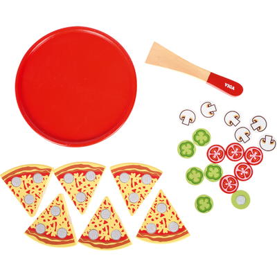 Pizza-Set aus Holz