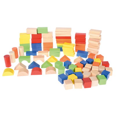 Holzbausteine Mathilda, 100 Stück