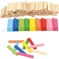 Holzbausteine Kreativ-Set, 250 Stück - 542020 a 17