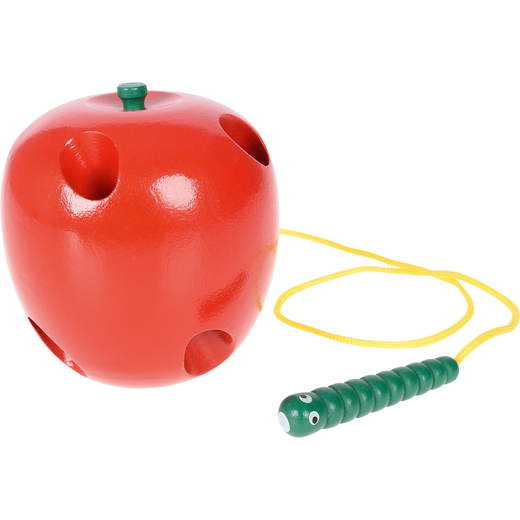 542044_a_17 Fädelspiel – Apfel mit Wurm - 542044 a 17