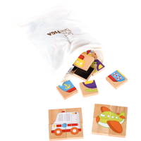 Magnetische Holzpuzzles, Fahrzeuge - 542076 b 19