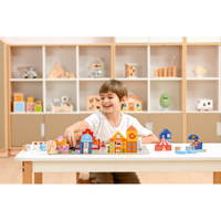 Holzbausteine Stadt, 100 Stück - 542187 l 26