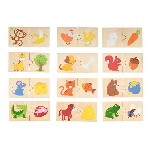 542226_a_25 Paarpuzzle Wer isst was? - 542226 a 25