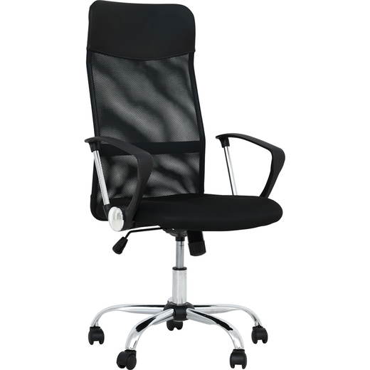 548104_a_21 Drehstuhl Nero mit Netzrückenteil - 548104 a 21
