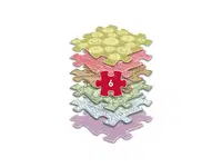 Orthopädisches Sensorikmatten-Set „Baby Pastell“, 6-teilig - 699 2 set baby pastel w03