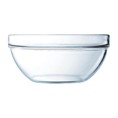 Glas-Salatschüssel, stapelbar – klein