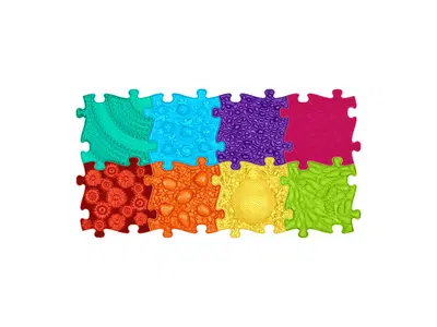 Orthopädisches Sensorikmatten-Set „Regenbogen“, 8-teilig
