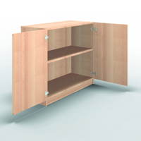 Aufsatzschrank mit Drehtüren – ohne Mittelwand - H52 11 202