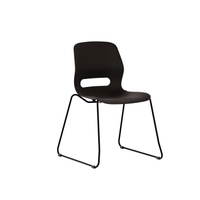 Stuhl mit Kufen Jun-1033 - JUN GraphiteBlack Black Patin