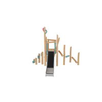 Robinio Balkensteiger – naturnaher Spielturm mit Rutsche - NV181002 b 25