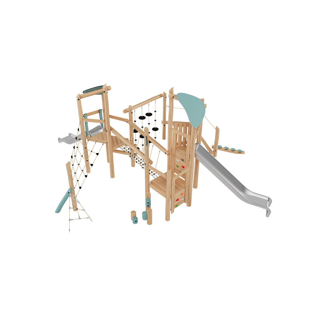Robinio Hängebrücken-Abenteuer – große Turm- und Kletteranlage - NV181004 c 25