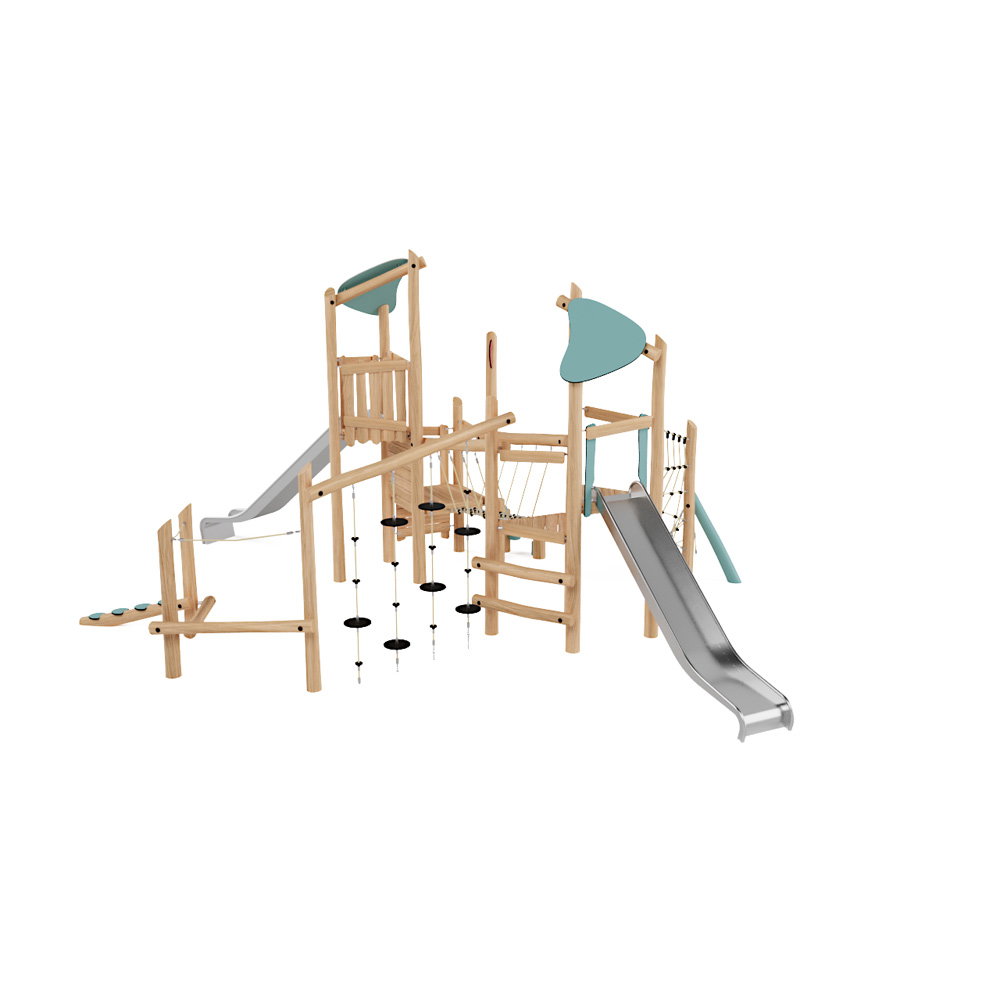 Robinio Hängebrücken-Abenteuer – große Turm- und Kletteranlage - NV181004 e 25