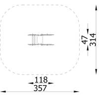 Federwippe Traktor - 3061 Top view