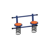 Action4kids Parallel-Federwippe, Metall-Bodenanker - NV3074 b 25