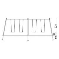 Triangulo H 4er-Schaukel – Gestell - NV31218 x 25