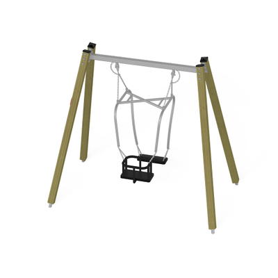 Triangulo H Einfachschaukel mit Eltern-Kind-Sitz