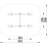 4er-Parallelwippe, grau - NV31283Z A y 26