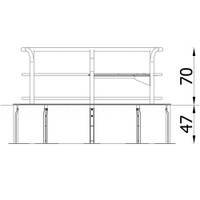 Rolli-Karussell mit Sitzbank Simple - NV3219Z A x 26