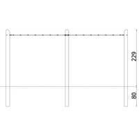 Dreieck-Sonnensegel Robinio - NV37189 x 26