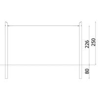 Sonnensegel Robinio 4×4 m - NV37206 x 26