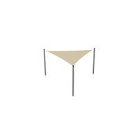 Dreieck-Sonnensegel, Metallpfosten - NV37207 a 26