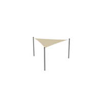 Dreieck-Sonnensegel, Metallpfosten - NV37207 b 26