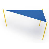 Dreieck-Sonnensegel für Sandkasten, gelb-blau - NV3766Z b 25