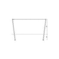 Dreieck-Sonnensegel für Sandkasten, gelb-blau - NV3766Z xe 24