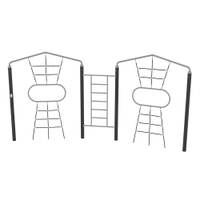 A4K Lime Doppeltes Kletternetz mit Leiter - NV42305 A b 25