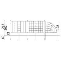 A4K Lime Wellen-Kletterwand - NV4506 A x 25