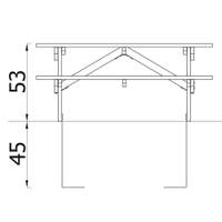 Terra Sitzgruppe M, mit Verankerung - 58111PZ SV