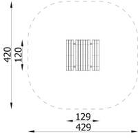 Terra Sitzgruppe M, mit Verankerung - 58111PZ TV