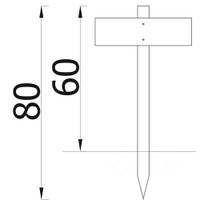 Terra Holzschild B - 58420 SV