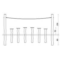 Robinio Hüpfpilzset mit Seil - NV6825 x 25