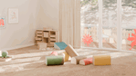 Schaumstoff-Bausteine 7 teilig, Doji Set-03 - Nursery classroom – Medium(4)
