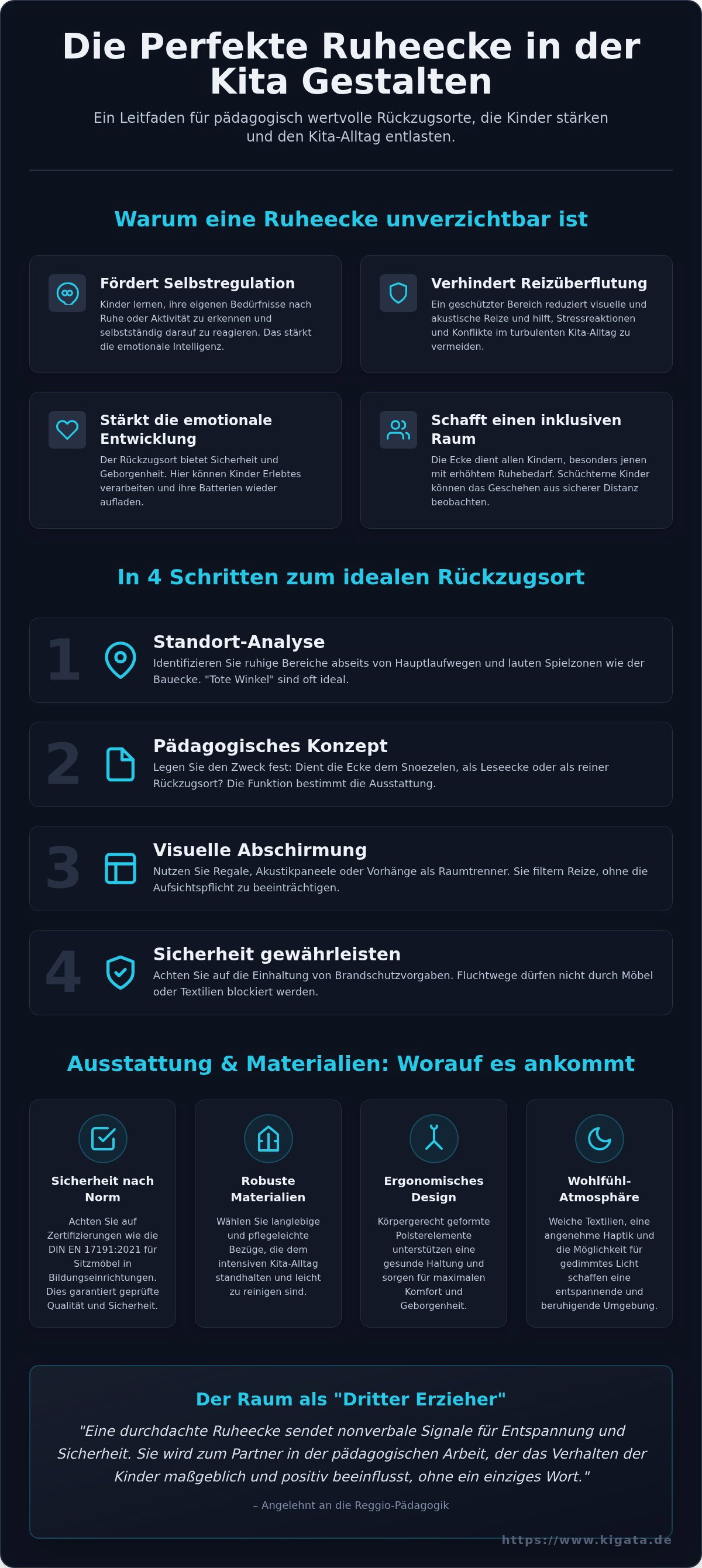 Ruheecke in der Kita einrichten: Der ultimative Ratgeber für Entspannungswelten