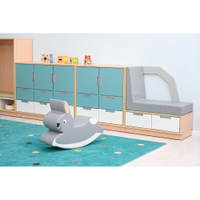 Quadro – Schrankset Auto, Ahorn Jylland – pastelltürkis - SET6522PU d 24