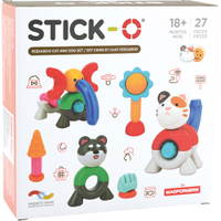 Magformers Stick-0, Peekaboo, Katze und Hund - 023310 f 24