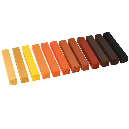 024136_a_25 Trockenpastellkreide – Sepiafarbe, 12 Stück - 024136 a 25