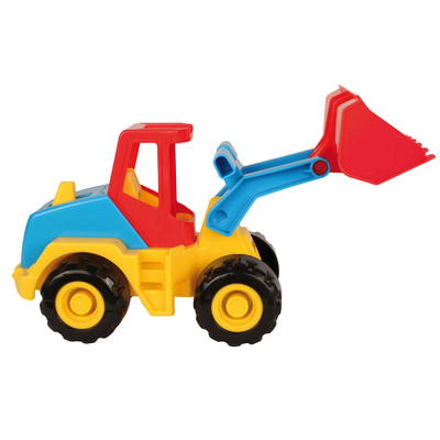 Baufahrzeuge Tech Truck Radlader – RGB rot-gelb-blau