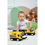 Baufahrzeuge Tech Truck Betonmischer – OG orange-grau - 038101 4 d 23