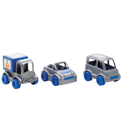 Kid Cars Polizeifahrzeuge, 3er-Set