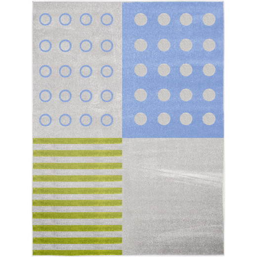 056106_a_15 Teppich Punkte und Streifen 3 x 4 m - 056106 a 15