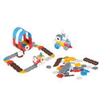 Waffel-Bausteine Mini – Konstruktionen, rot-blau, 140 Teile - 069044 a 19