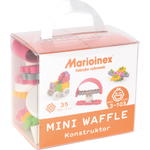 Waffel-Bausteine Mini – Konstruktionen, rosa-lila, 35 Teile - 069046 b 19