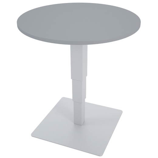 096827_a_18 Elektrisch höhenverstellbarer Säulentisch, 61–126 cm, rund - 096827 a 18