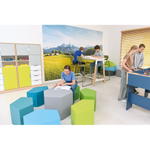 Schaumstoff-Sitzgruppe Loris 1 – Sechseck, grün - 098410PU j 24