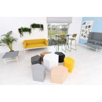 Schaumstoff-Sitzgruppe Loris 2 – Sechseck, grau - 098411PU c 24